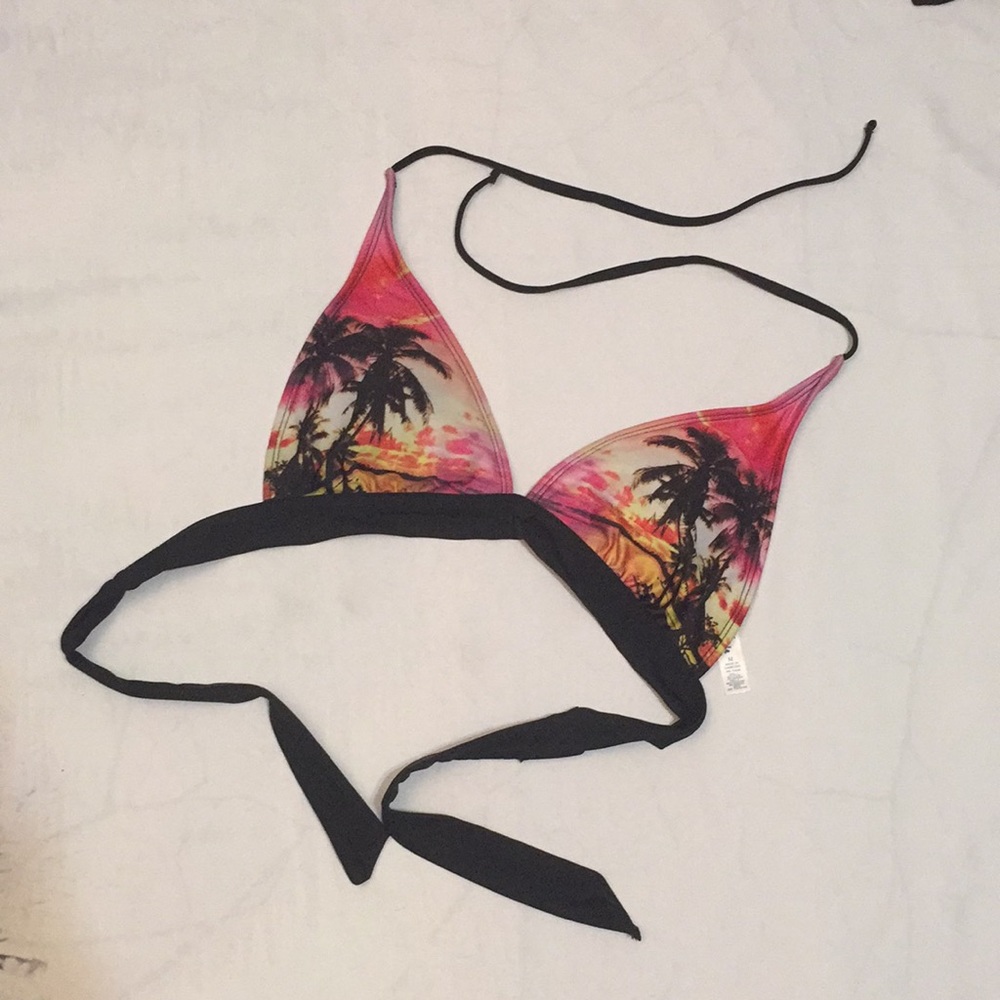OP Beach Palm Tree Bikini Top